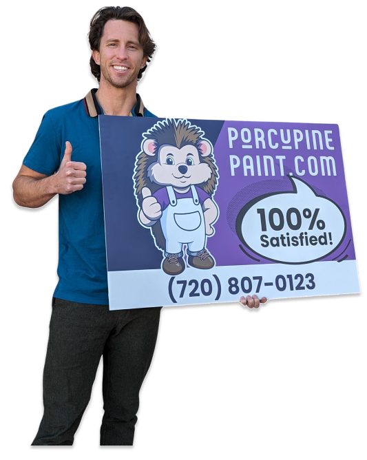 Happy customer from porcupine paint company